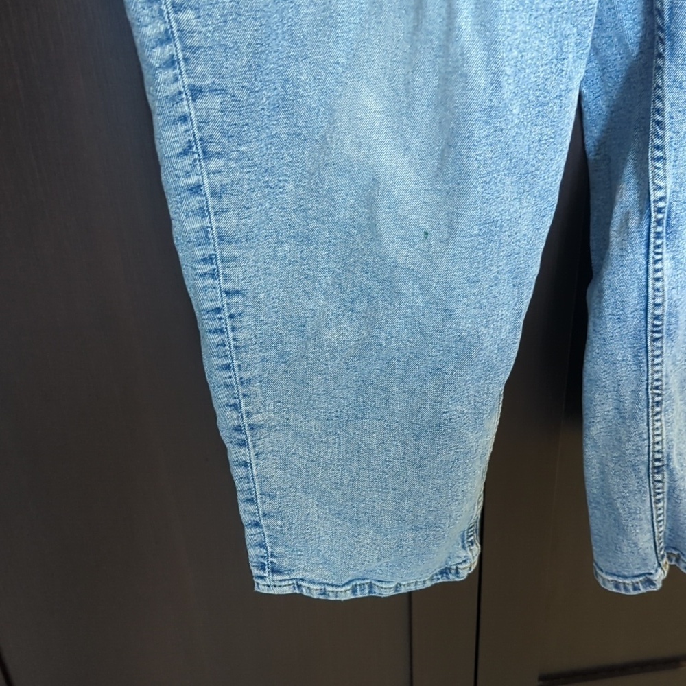 H&M Divided Women's Blue Relaxed Jeans Stretch Wear Ankle -Sz 20 Great Condition - Picture 4 of 4